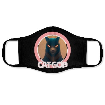 Discover Samurai Cat God Face Masks