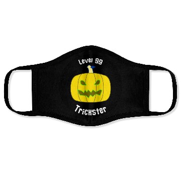Discover Level 99 trickster yellow Face Masks