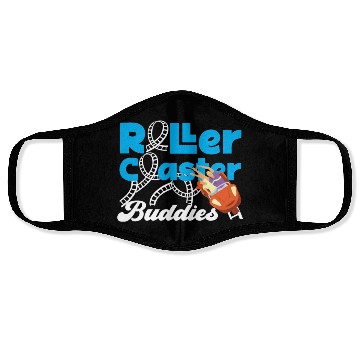 Discover Roller Coaster Friends Besties Face Masks