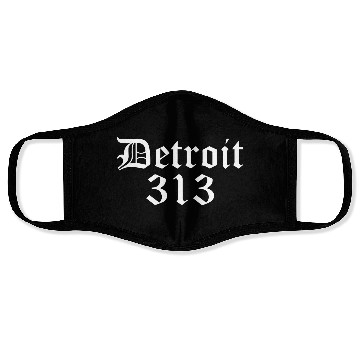 Discover Detroit Michigan 33 Face Masks