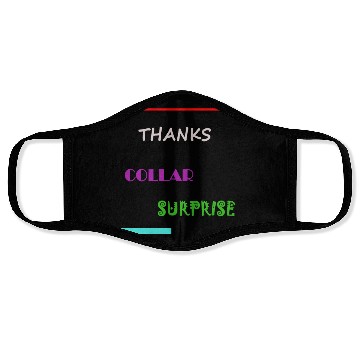 Discover Thanks Collar Surprise Face Masks