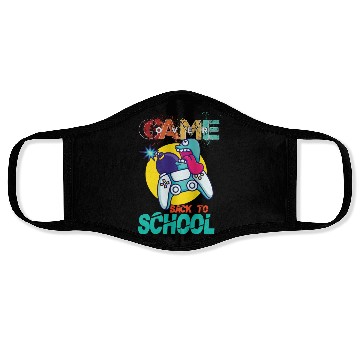 Discover Back to School Funny Game Over Teacher Student Face Masks
