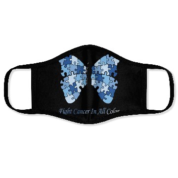 Discover Cancer Sucks In Every Color Fighter Fight Support Face Masks