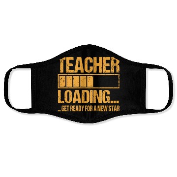 Discover Teacher Loading Teacher Gift Face Masks
