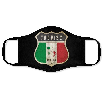 Discover Treviso Italy coat of arms flags design Face Masks