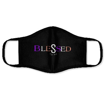 Discover Purple and pink blessed aka pimp shit type shit Face Masks