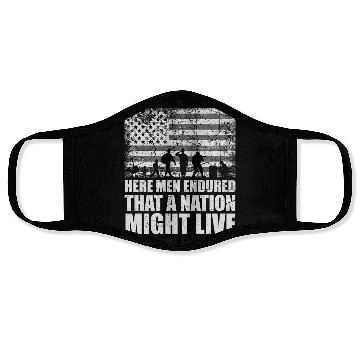 Discover Veterans Day Face Masks