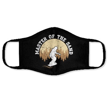 Discover Master Of The Sand Sandboard Sandboarding Face Masks