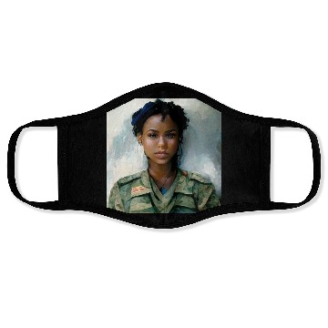 Discover Beautiful US army combat medic painting Face Masks