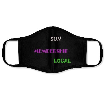 Discover Sun Membership Local Face Masks