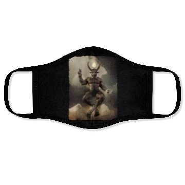 Discover Daddy Baphomet dark PG Face Masks