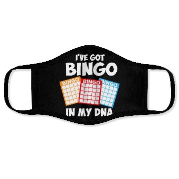 Discover I've Got Bingo In My DNA Face Masks