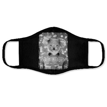 Discover Christmas koala Face Masks