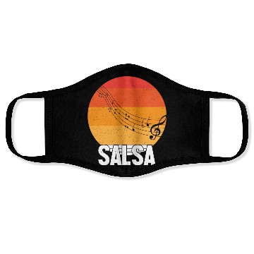 Discover Retro Salsa Dance Face Masks