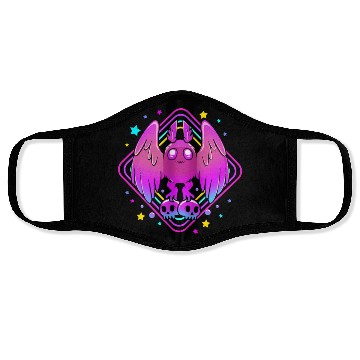 Discover Pastel Goth Skull Aesthetic Gothic Cute Mothman Face Masks