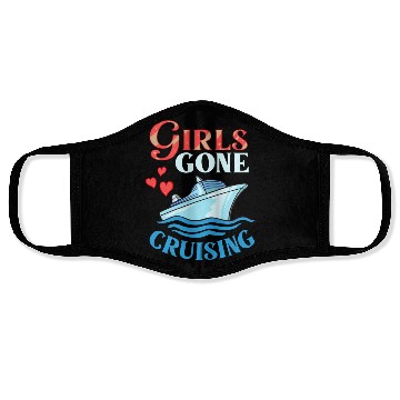 Discover Cruise Ship Vacation Trip Party Sailing Boating Face Masks