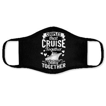 Discover Cruise Ship Vacation Trip Party Sailing Boating Face Masks