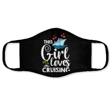 Discover Cruise Ship Vacation Trip Party Sailing Boating Face Masks