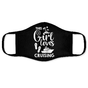 Discover Cruise Ship Vacation Trip Party Sailing Boating Face Masks