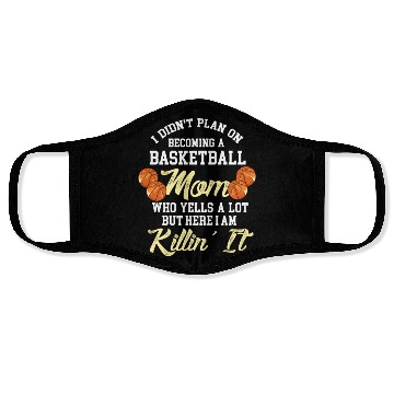Discover Basketball Mom Face Masks