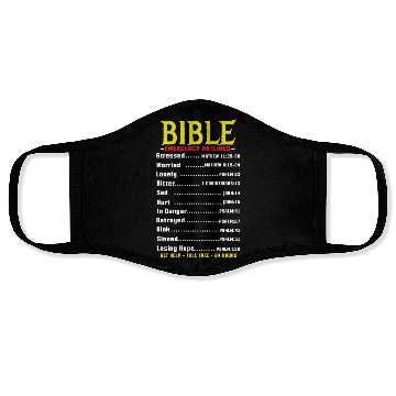 Discover Bible Emergency Hotline Number Jesus Christian Face Masks