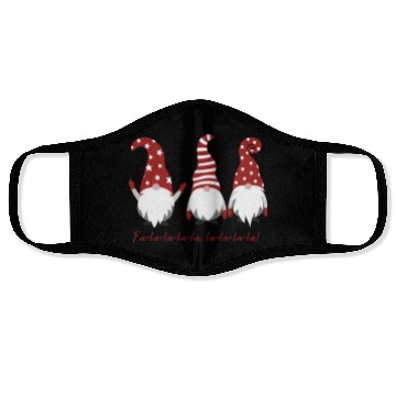 Discover Three Christmas Dwarfs - Fa la la la la la la la Face Masks