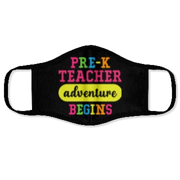 Discover Pre K Teacher Adventure Begins Face Masks