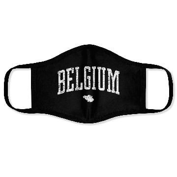 Discover Belgium Icon Vintage Face Masks