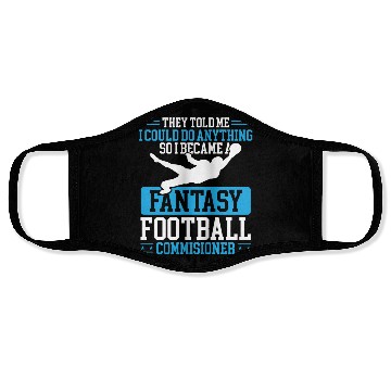 Discover Fantasy Football Commissioner Championship Team Face Masks