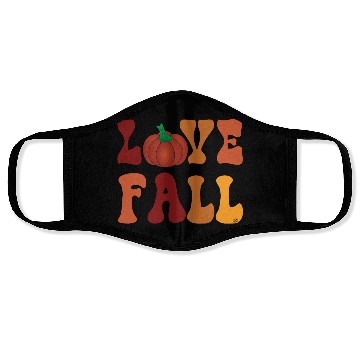 Discover i love fa Face Masks, Pumpkin Fall Face Masks,