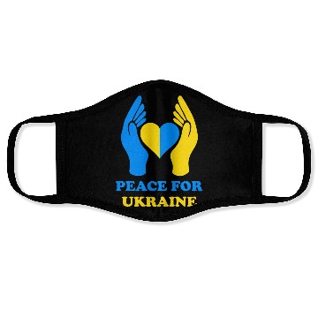 Discover Peace for Ukraine Face Masks