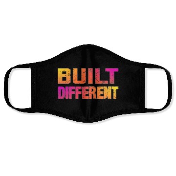 Discover Built Different On Another Level Funny Gaming Face Masks