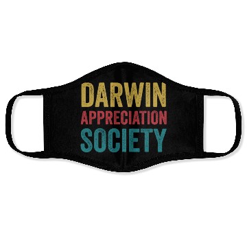 Discover Chemistry Science Biology Darwin Appreciation Face Masks