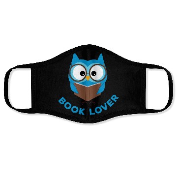 Discover BOOK LOVER - owl Face Masks