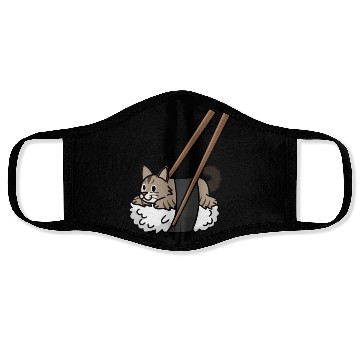 Discover Maine Cat Nigiri Sushi Face Masks