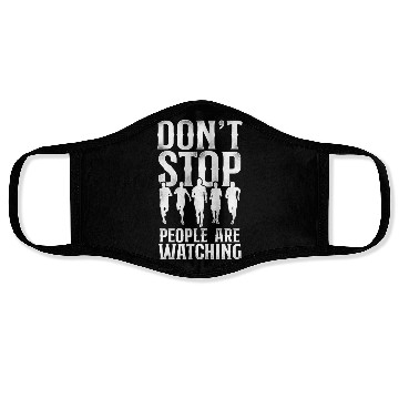 Discover Running Runner Half Marathon Face Masks