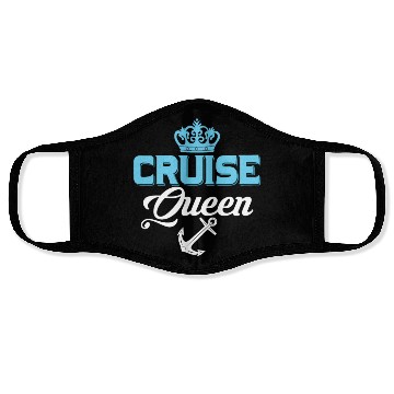 Discover Cruise Queen Cruiser Vacation Crusing Face Masks