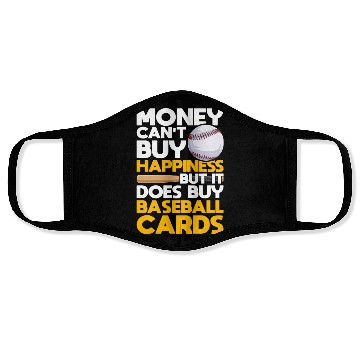 Discover Baseball Cards Collector Happiness Face Masks