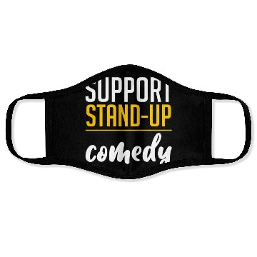 Discover Support Stand Up Comedy 4 Face Masks