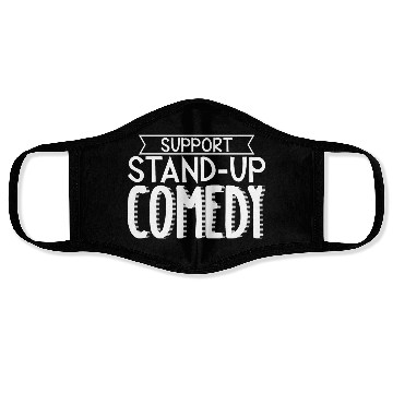 Discover Support Stand Up Comedy 3 Face Masks
