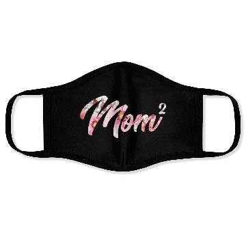 Discover Mom Squared Floral Design Cute Mothers Day Face Masks