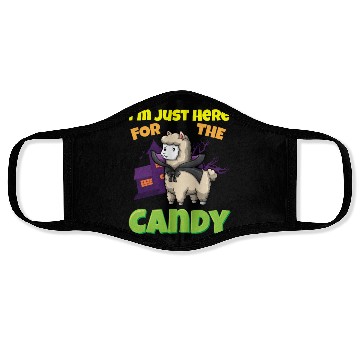 Discover I'm Just Here For The Candy Scary Halloween Beast Face Masks