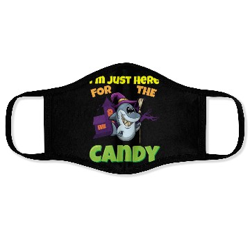 Discover I'm Just Here For The Candy Scary Halloween Beast Face Masks
