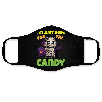 Discover I'm Just Here For The Candy Scary Halloween Beast Face Masks