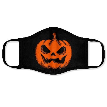 Discover Halloween Pumpkin Face Masks