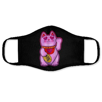 Discover Cute Maneki Neko Romance Cat Face Masks