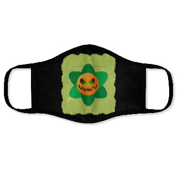 Discover flowers pumpkin Halloween Face Masks