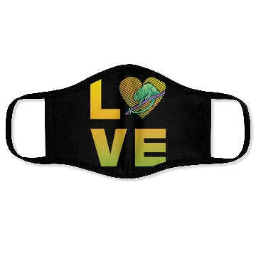 Discover Chameleon Love Face Masks
