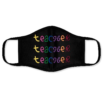 Discover Teacher Face Masks Classic Face Masks