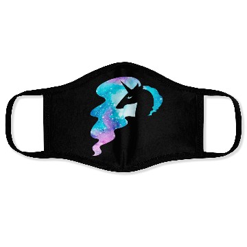 Discover Elegant Galaxy Unicorn Face Masks
